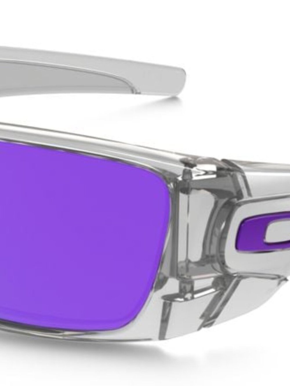 Oakley Fuel Cell Polished Clear Violet Men's Sunglasses - OO9096-04